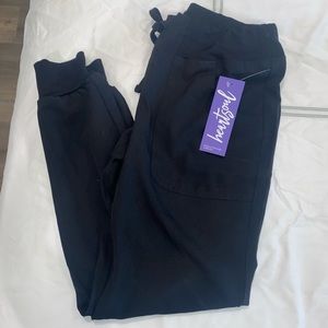 HeartSoul XXS black petite jogger scrubs
